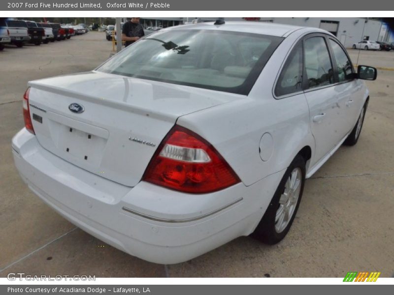Oxford White / Pebble 2007 Ford Five Hundred Limited