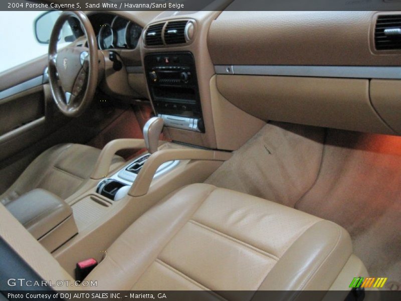 Sand White / Havanna/Sand Beige 2004 Porsche Cayenne S