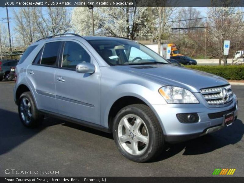 Alpine Rain Metallic / Macadamia 2008 Mercedes-Benz ML 350 4Matic