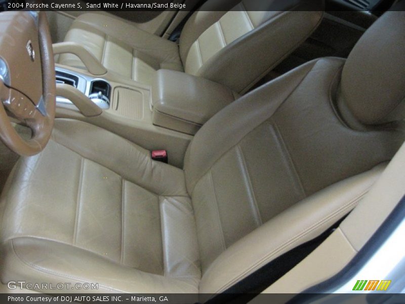 Sand White / Havanna/Sand Beige 2004 Porsche Cayenne S