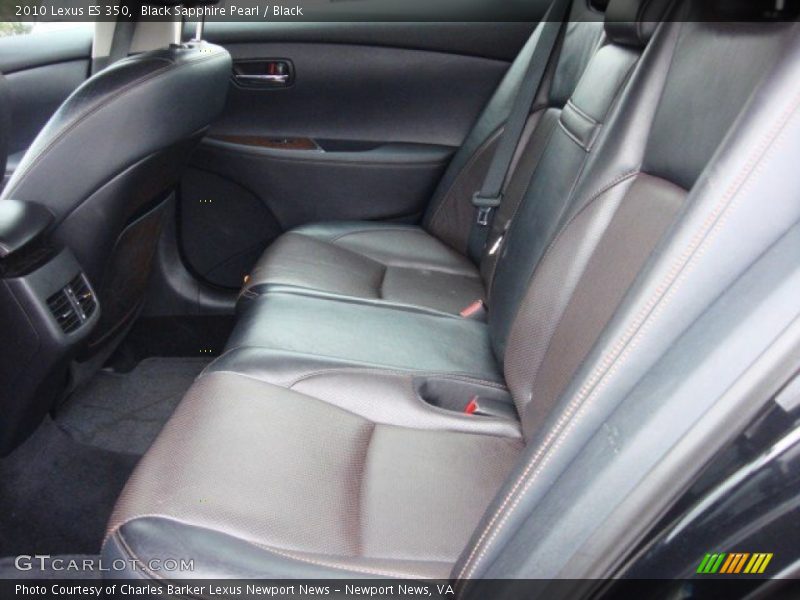 Black Sapphire Pearl / Black 2010 Lexus ES 350