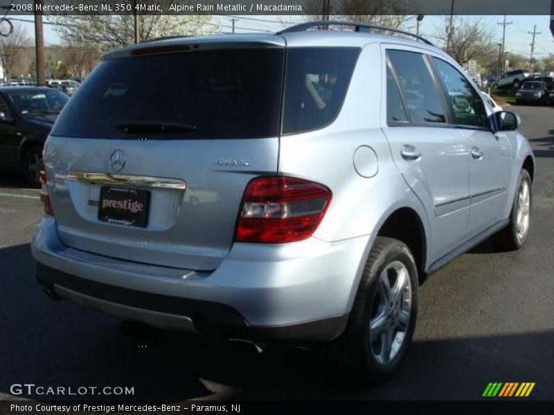 Alpine Rain Metallic / Macadamia 2008 Mercedes-Benz ML 350 4Matic