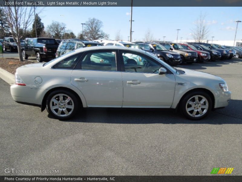 Light Sage Metallic / Medium Light Stone 2008 Ford Taurus SEL