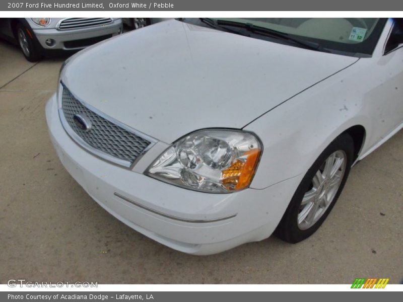 Oxford White / Pebble 2007 Ford Five Hundred Limited
