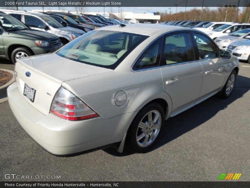 Light Sage Metallic / Medium Light Stone 2008 Ford Taurus SEL