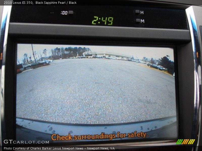 Black Sapphire Pearl / Black 2010 Lexus ES 350