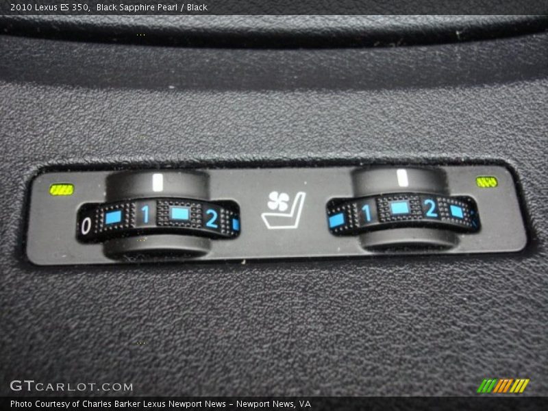 Black Sapphire Pearl / Black 2010 Lexus ES 350