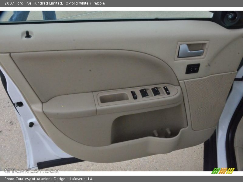Oxford White / Pebble 2007 Ford Five Hundred Limited