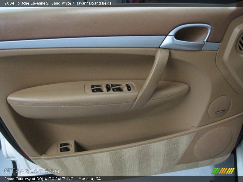 Sand White / Havanna/Sand Beige 2004 Porsche Cayenne S