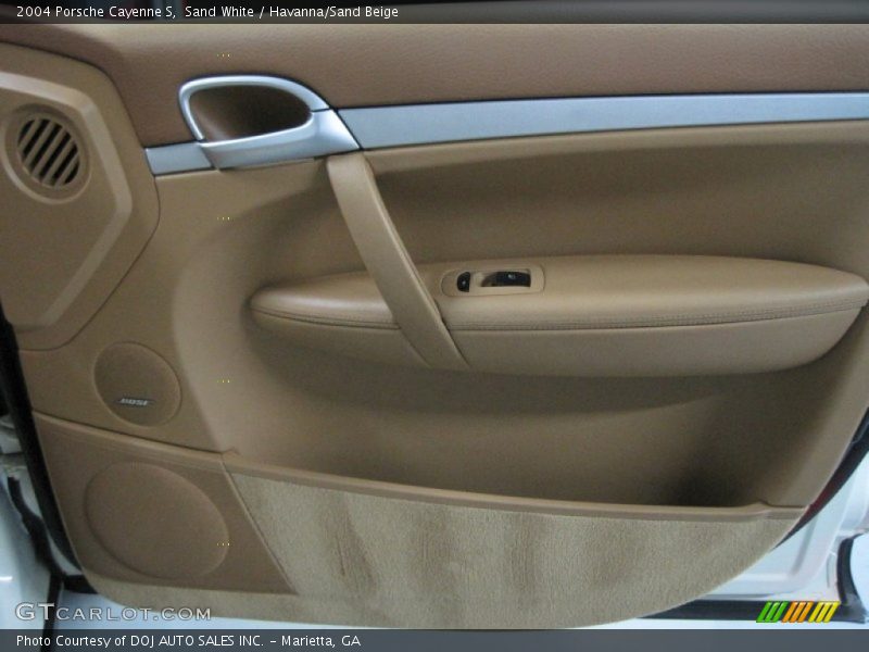 Sand White / Havanna/Sand Beige 2004 Porsche Cayenne S