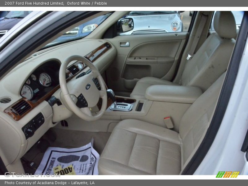 Oxford White / Pebble 2007 Ford Five Hundred Limited
