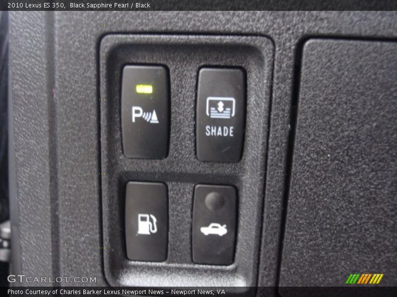 Black Sapphire Pearl / Black 2010 Lexus ES 350