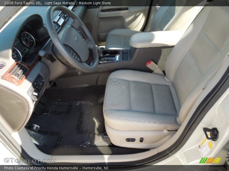 Light Sage Metallic / Medium Light Stone 2008 Ford Taurus SEL
