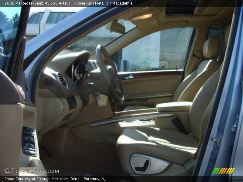 Alpine Rain Metallic / Macadamia 2008 Mercedes-Benz ML 350 4Matic