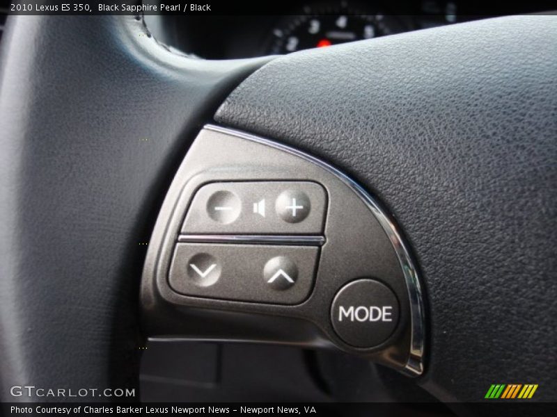 Black Sapphire Pearl / Black 2010 Lexus ES 350