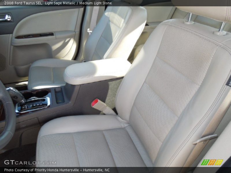 Light Sage Metallic / Medium Light Stone 2008 Ford Taurus SEL