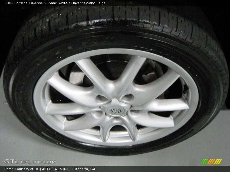 Sand White / Havanna/Sand Beige 2004 Porsche Cayenne S