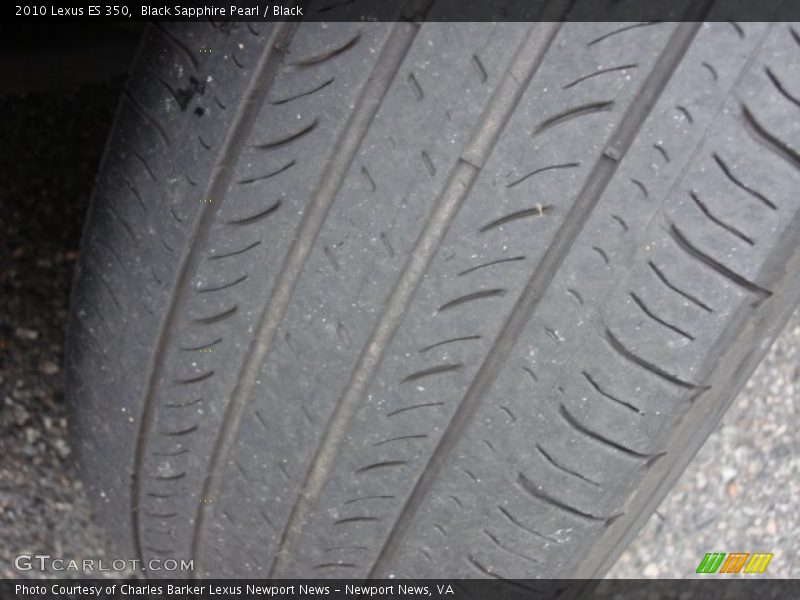Black Sapphire Pearl / Black 2010 Lexus ES 350
