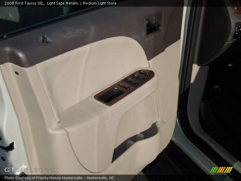 Light Sage Metallic / Medium Light Stone 2008 Ford Taurus SEL
