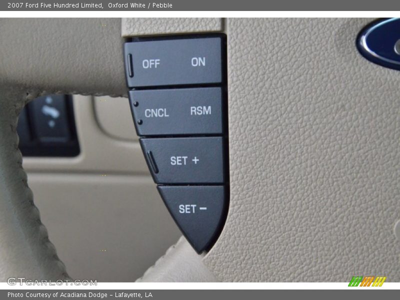 Oxford White / Pebble 2007 Ford Five Hundred Limited