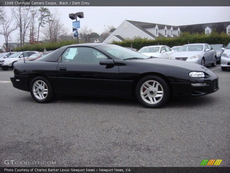 Black / Dark Grey 1998 Chevrolet Camaro Coupe