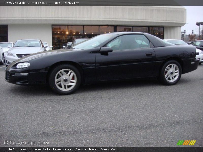 Black / Dark Grey 1998 Chevrolet Camaro Coupe