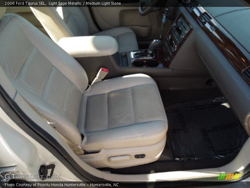 Light Sage Metallic / Medium Light Stone 2008 Ford Taurus SEL