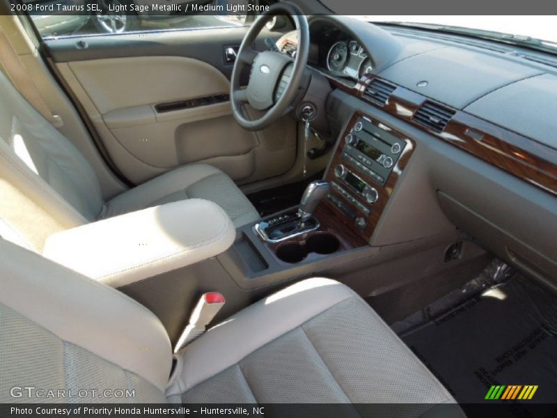 Light Sage Metallic / Medium Light Stone 2008 Ford Taurus SEL