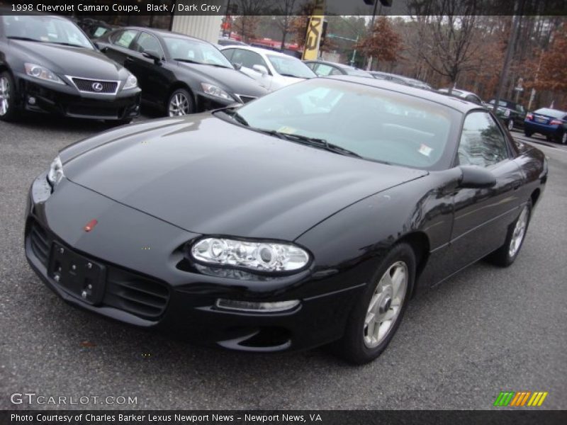 Black / Dark Grey 1998 Chevrolet Camaro Coupe