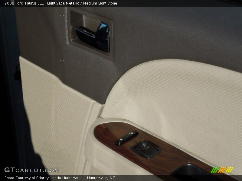 Light Sage Metallic / Medium Light Stone 2008 Ford Taurus SEL
