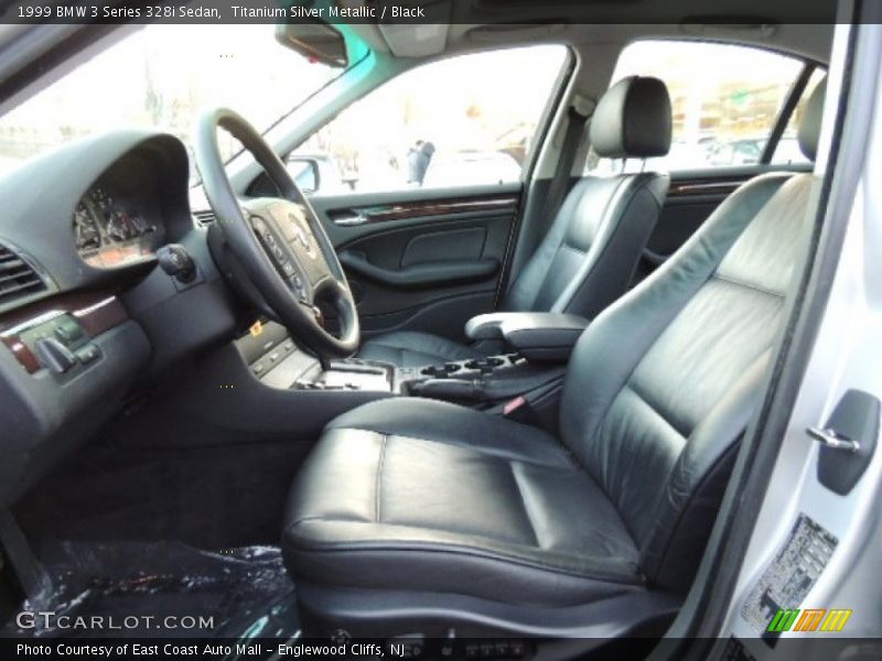 Titanium Silver Metallic / Black 1999 BMW 3 Series 328i Sedan