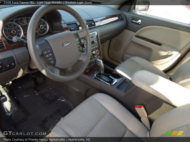 Medium Light Stone Interior - 2008 Taurus SEL 