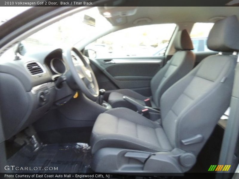 Black / Titan Black 2010 Volkswagen Golf 2 Door
