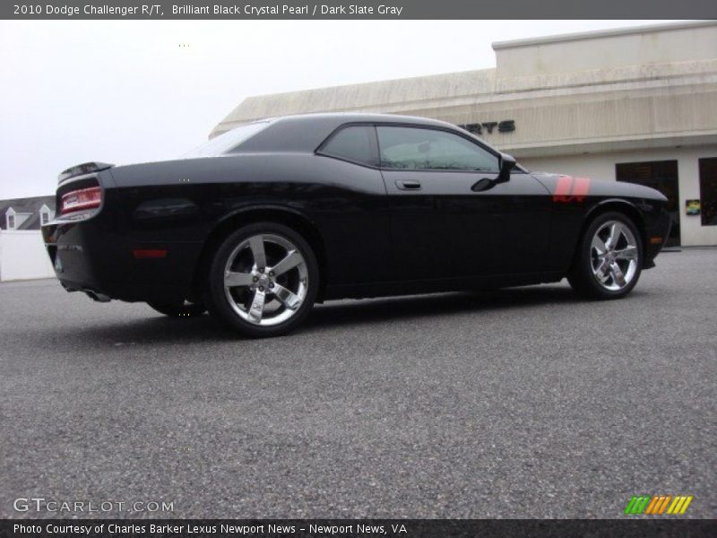 Brilliant Black Crystal Pearl / Dark Slate Gray 2010 Dodge Challenger R/T