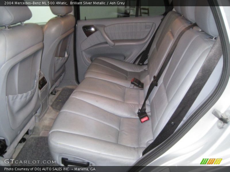 Brilliant Silver Metallic / Ash Grey 2004 Mercedes-Benz ML 500 4Matic