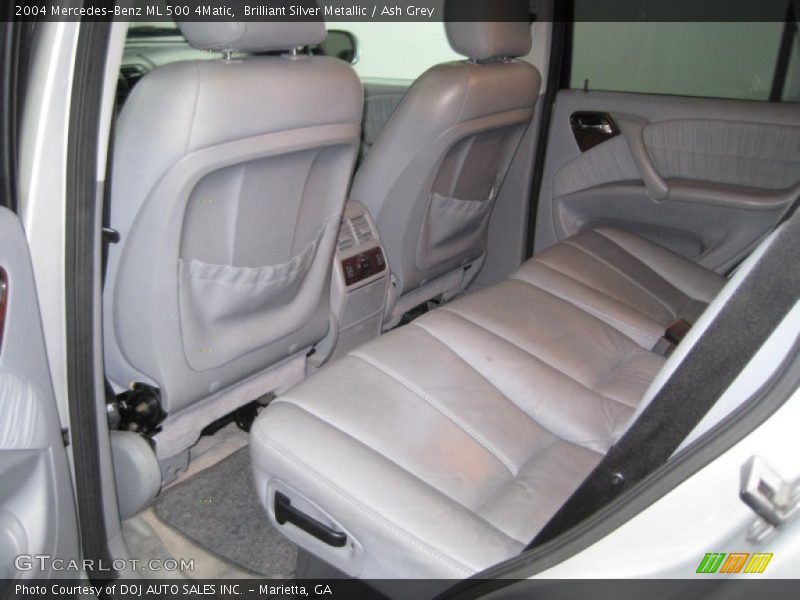 Brilliant Silver Metallic / Ash Grey 2004 Mercedes-Benz ML 500 4Matic