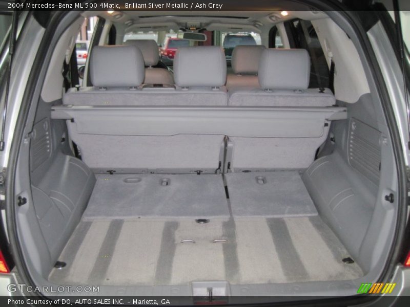 Brilliant Silver Metallic / Ash Grey 2004 Mercedes-Benz ML 500 4Matic
