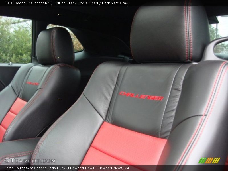 Brilliant Black Crystal Pearl / Dark Slate Gray 2010 Dodge Challenger R/T