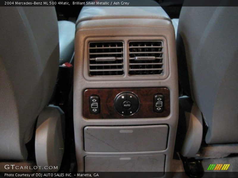 Brilliant Silver Metallic / Ash Grey 2004 Mercedes-Benz ML 500 4Matic