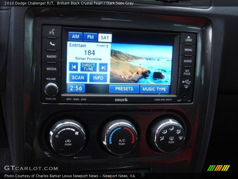 Controls of 2010 Challenger R/T