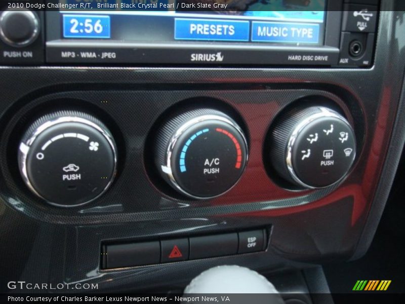 Controls of 2010 Challenger R/T