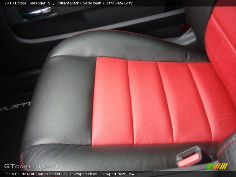 Brilliant Black Crystal Pearl / Dark Slate Gray 2010 Dodge Challenger R/T