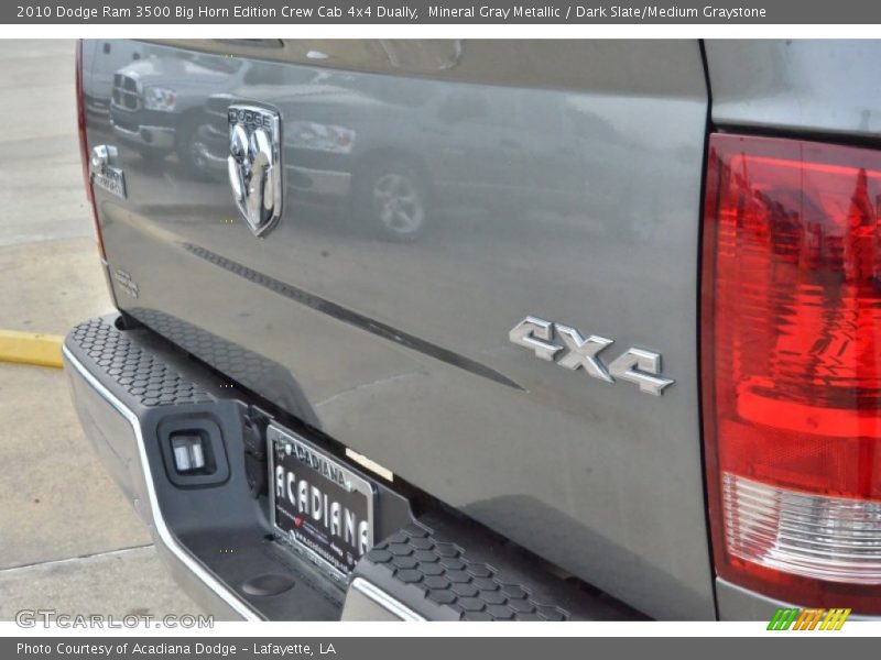Mineral Gray Metallic / Dark Slate/Medium Graystone 2010 Dodge Ram 3500 Big Horn Edition Crew Cab 4x4 Dually