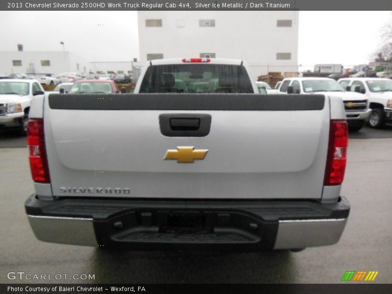 Silver Ice Metallic / Dark Titanium 2013 Chevrolet Silverado 2500HD Work Truck Regular Cab 4x4