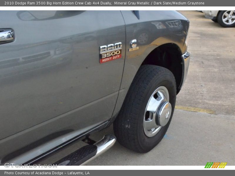 Mineral Gray Metallic / Dark Slate/Medium Graystone 2010 Dodge Ram 3500 Big Horn Edition Crew Cab 4x4 Dually