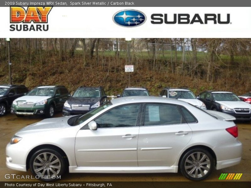 Spark Silver Metallic / Carbon Black 2009 Subaru Impreza WRX Sedan