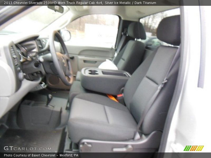 Silver Ice Metallic / Dark Titanium 2013 Chevrolet Silverado 2500HD Work Truck Regular Cab 4x4