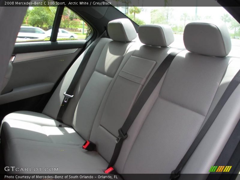 Arctic White / Grey/Black 2008 Mercedes-Benz C 300 Sport