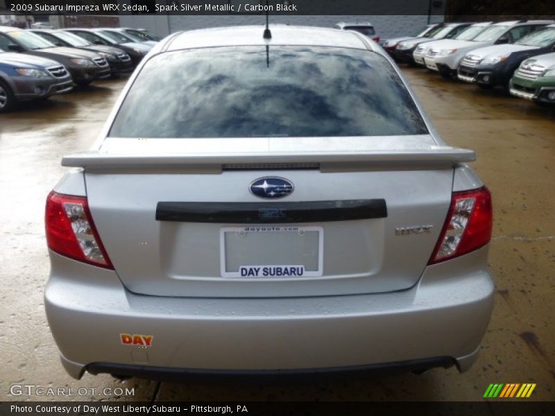 Spark Silver Metallic / Carbon Black 2009 Subaru Impreza WRX Sedan