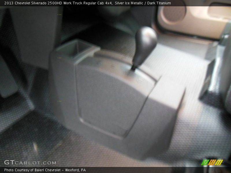 Silver Ice Metallic / Dark Titanium 2013 Chevrolet Silverado 2500HD Work Truck Regular Cab 4x4